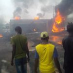 fire engulfs Ogun filling station