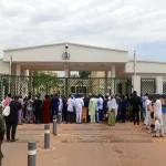 Labour Unions lock NASS gate, stall staff access into assembly