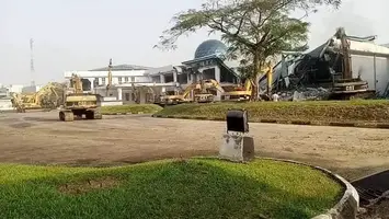Rivers State Assembly complex under demolition