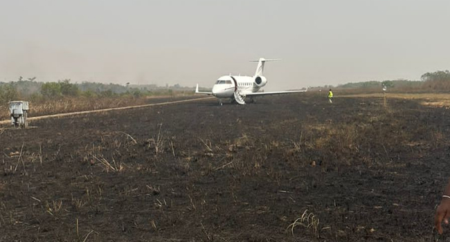 Private jet crash-lands in Ibadan