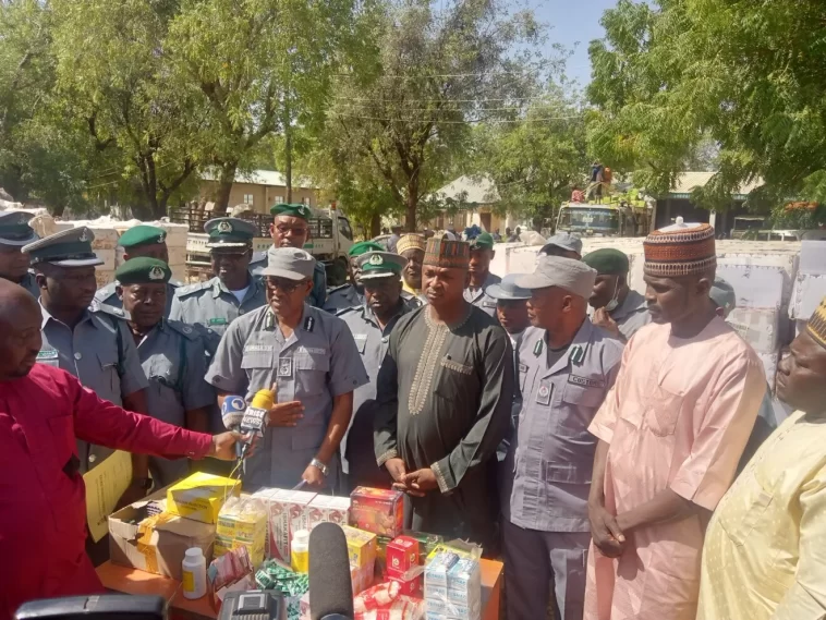 Customs hand over seized 1,198 cartons of fake drugs to NAFDAC