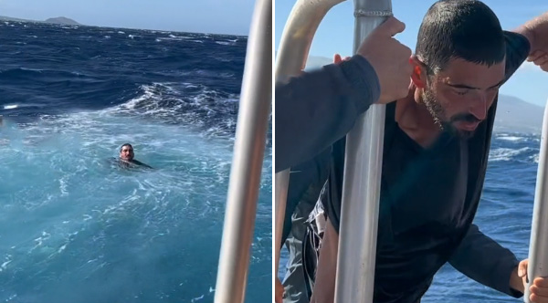 Man spends 24 hours in sea before ‘miracle’ rescuean spends 24 hours in sea before ‘miracle’ rescue