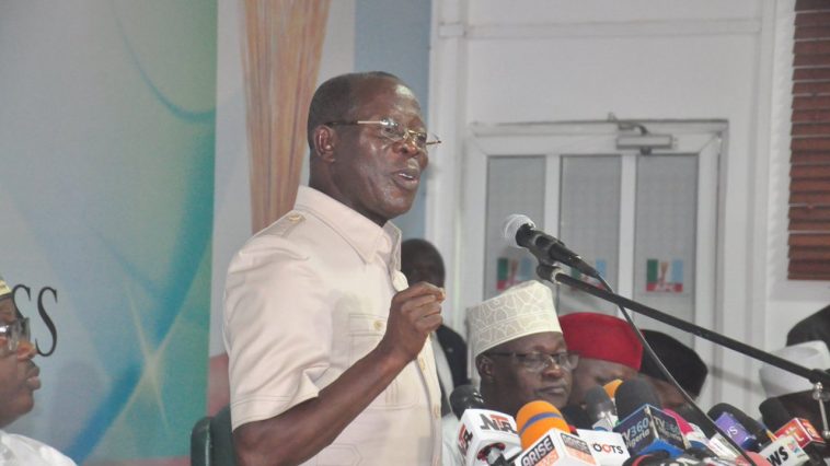 Oshiomhole denies involvement in impeachment move against Shaibu