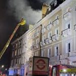 London apartment fire leaves 11 hospitalised
